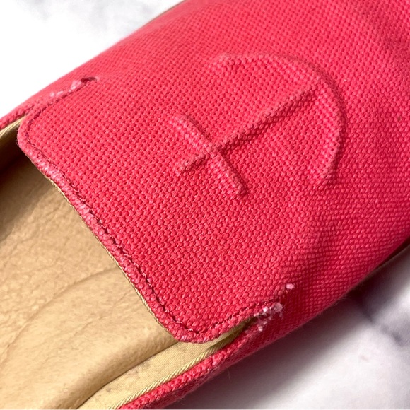 Sperry Seaport Canvas Slip On Loafers Shoes Women’s size 6.5 in Coral - Picture 7 of 11